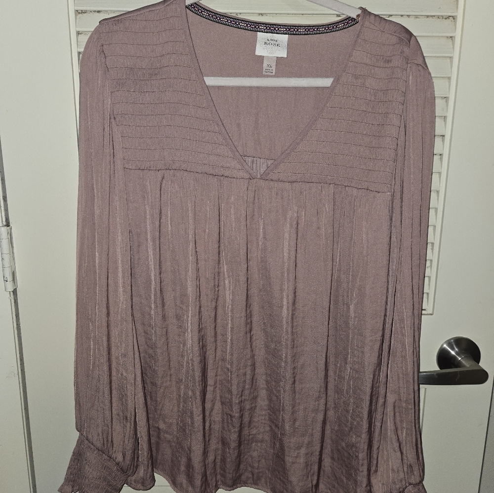 Boho knox rose blouse